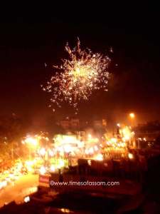 Diwali celebration in same Ganeshguri area, where there were some other situation, just 5 days before