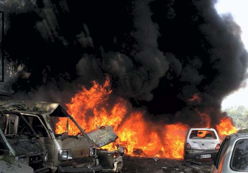 Serial blasts in Assam