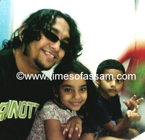 Jim Ankan Deka with Students