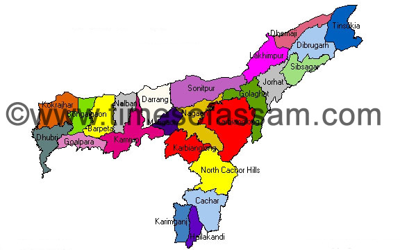 Assam Map