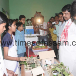 Assam Forest and R&D Minister Rockybul Hussain interacting with the participants at the Science Exhibition organised by Rastriya Madhyamik Siksha Abhiyan (RMSA) in colloboration with district administration, held at Nagaon govt Boys Hr. Sec School premises in Nagaon, Assam on Saturday, April 28, 2012 Assam Forest and R&D Minister Rockybul Hussain interacting with the participants at the Science Exhibition organised by Rastriya Madhyamik Siksha Abhiyan (RMSA) in colloboration with district administration, held at Nagaon govt Boys Hr. Sec School premises in Nagaon, Assam on Saturday, April 28, 2012