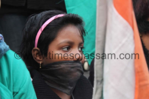 Condolence on death of Delhi Gang rape victim, at Guwahati. Ankur J Das Photography.