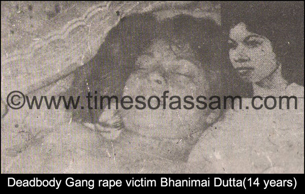 Bhanimai Dutta gang raped & killed by Indian Army