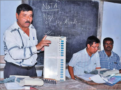 EVM tampering by Narendra Modi