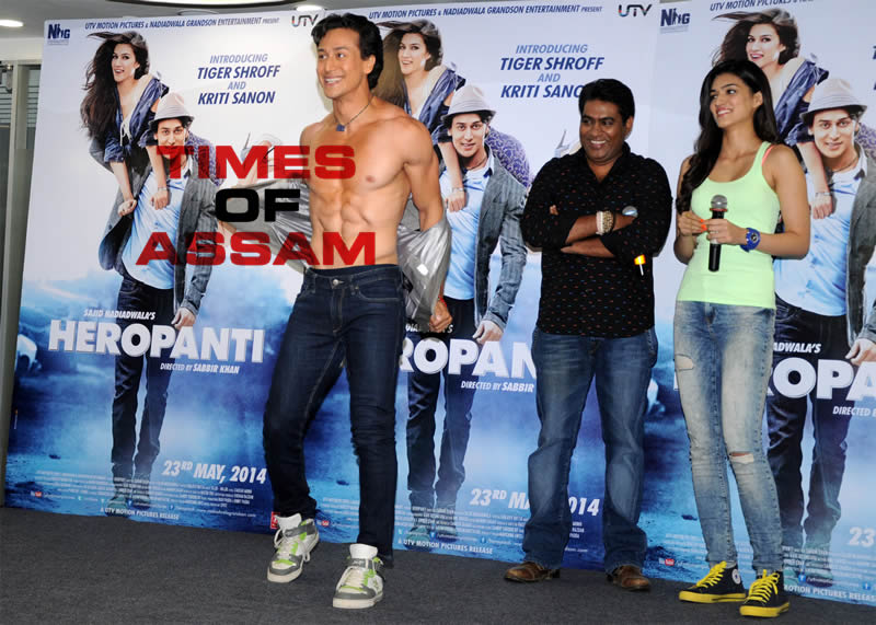Tiger Shroff and Kriti Sanon promote their upcoming film Heropanti