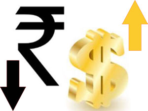 Rupee weakens